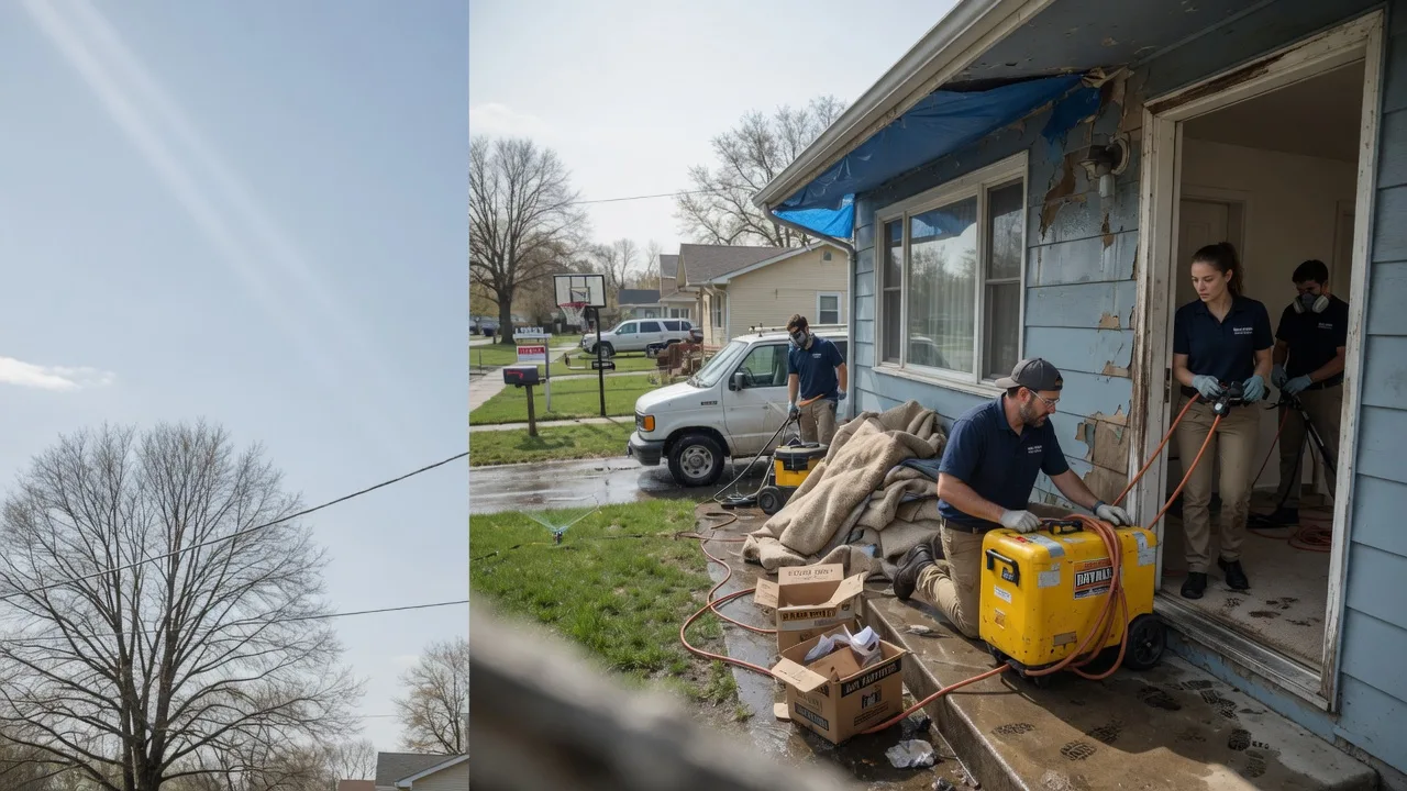 Basement Flood Cleanup in Liverpool, TX near me